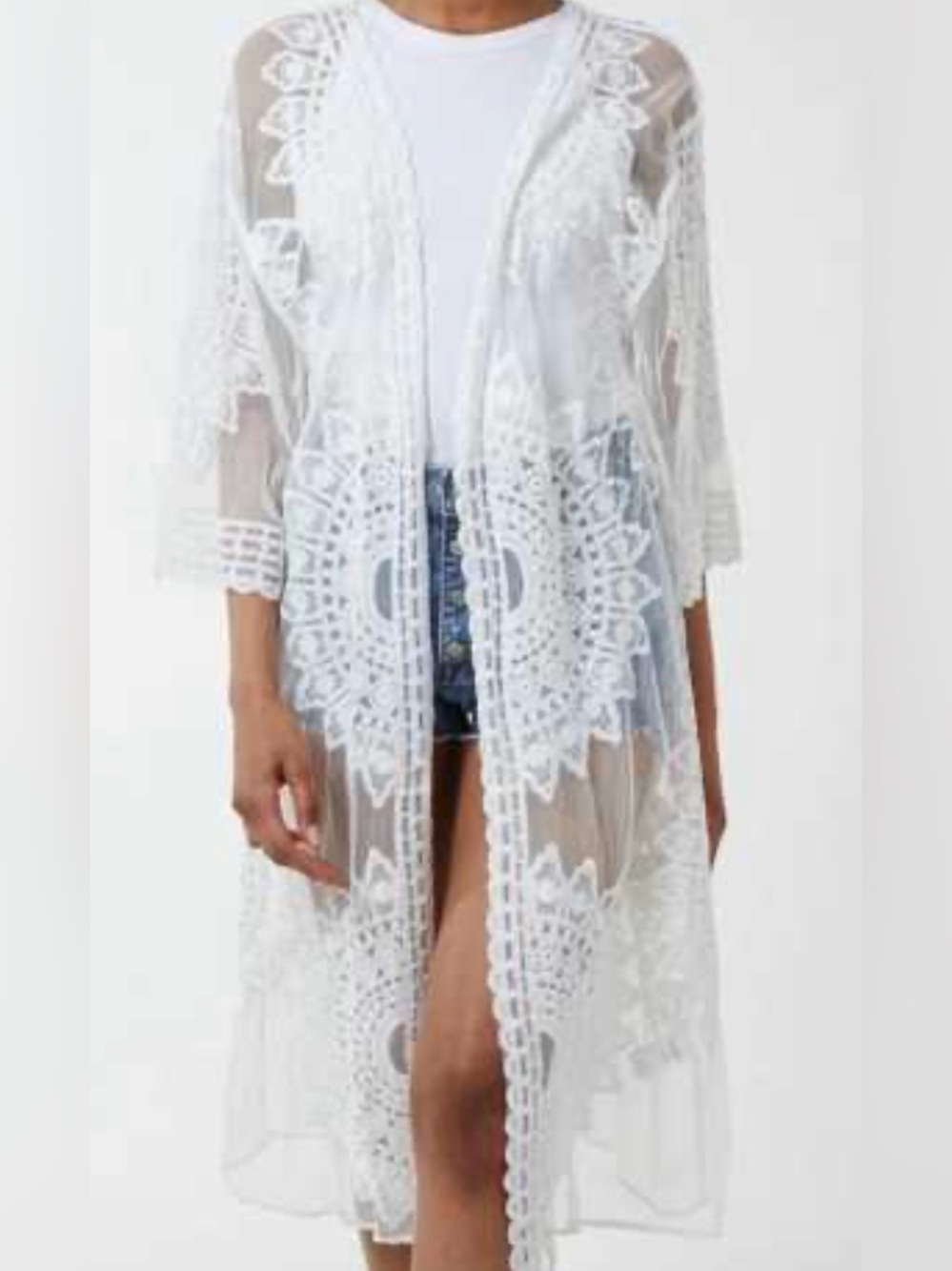 Rachel Zoe Embroidered Kimono